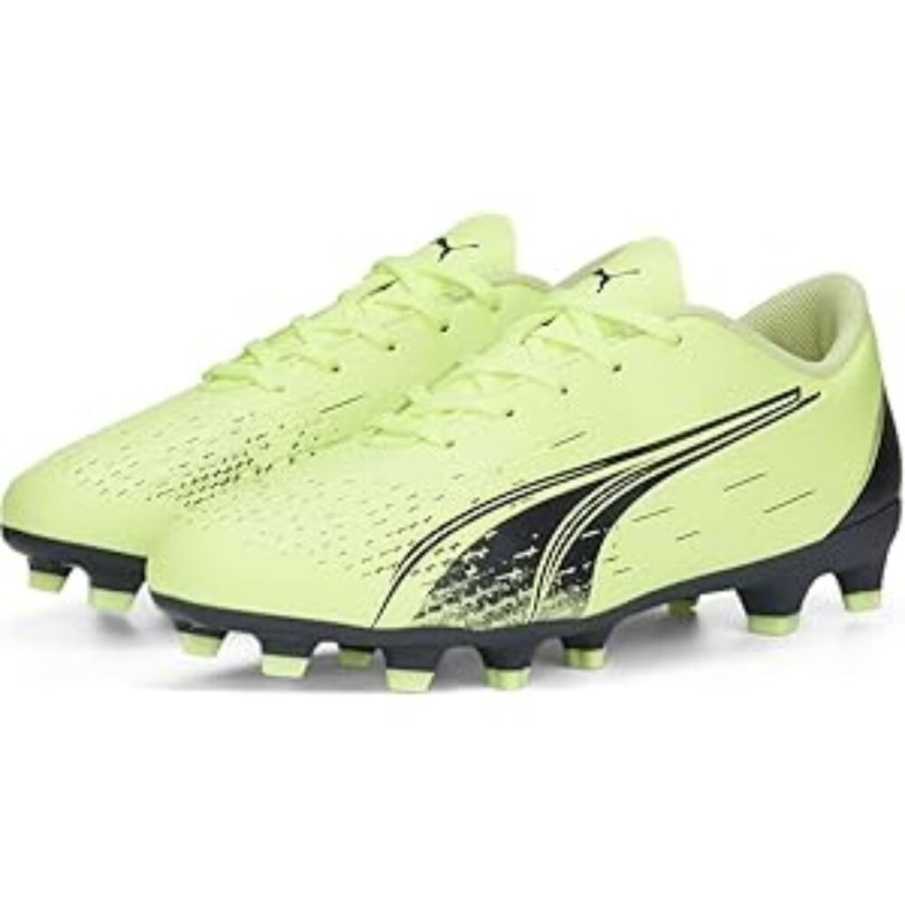 PUMA Ultra Play FG/AG Soccer Fizzy Light/Parisian Night/Blue Glimmer 11.5 Kids